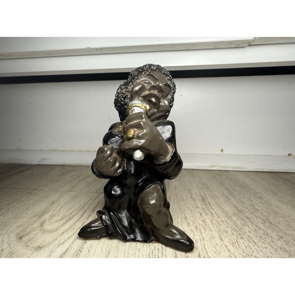 Vintage Flomo Unlimited Singer Figurine Microphone Resin Decor CH-GT321